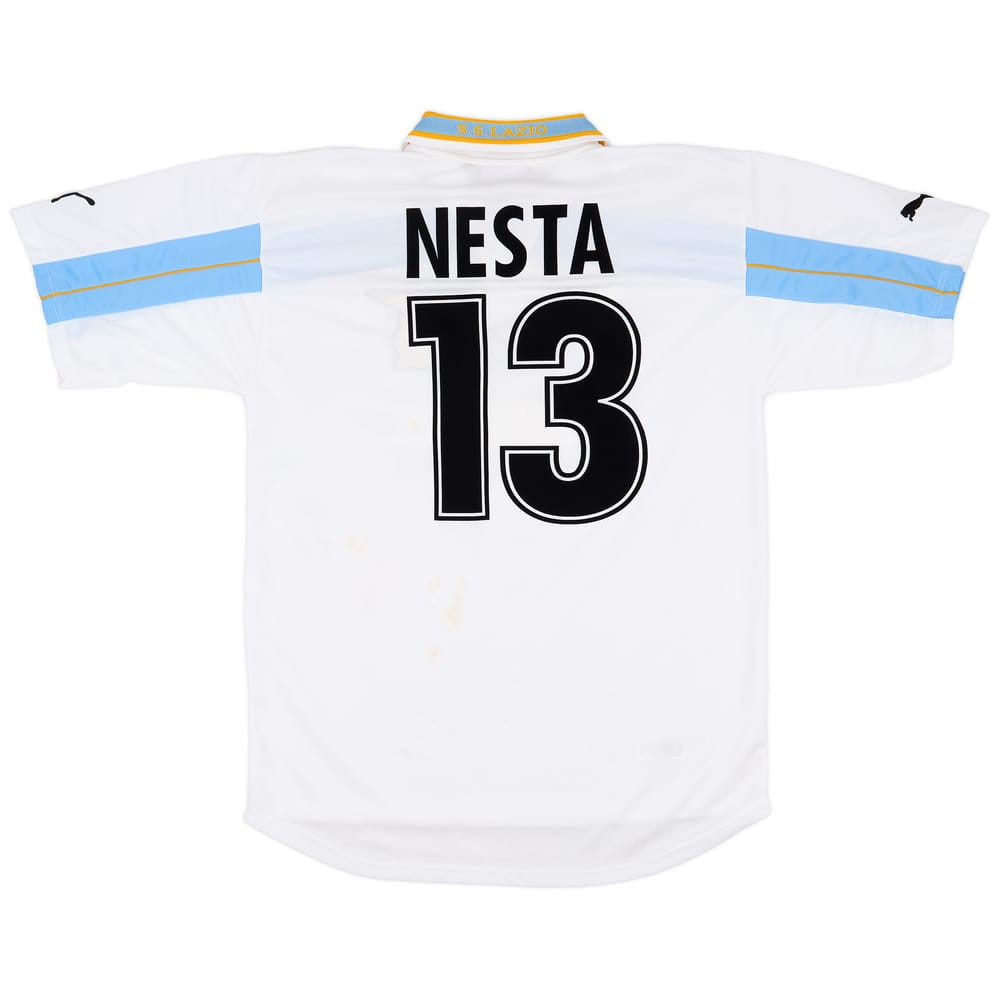 1999-00 Lazio Centenary Home Shirt Nesta #13 - 6/10 - (XL)