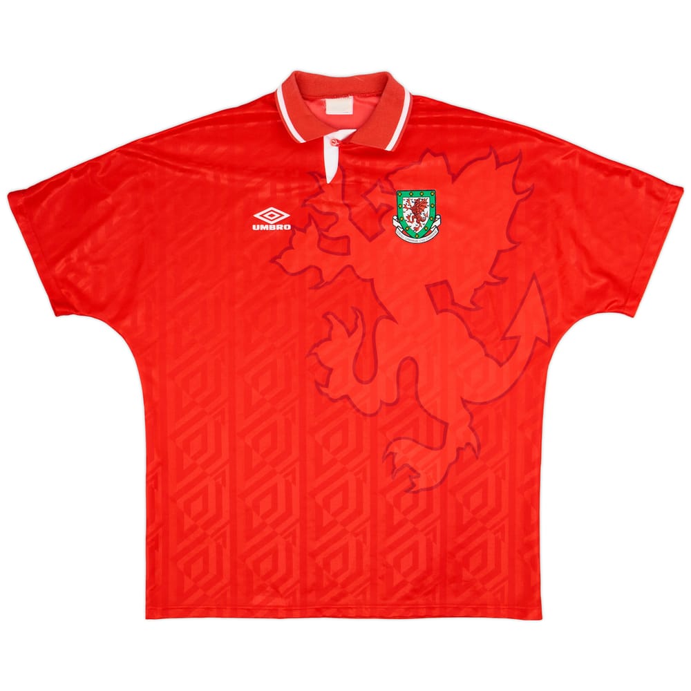 1992-94 Wales Home Shirt - 9/10 - (XXL)
