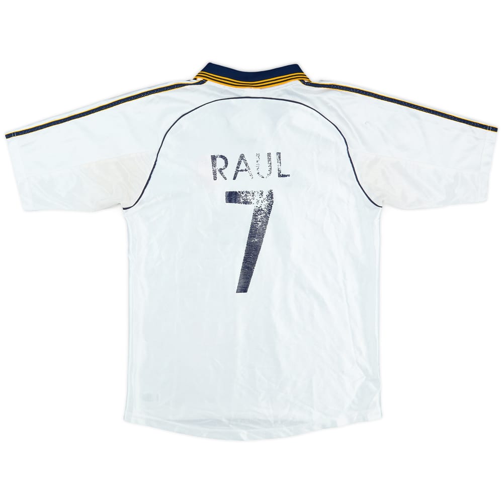 1998-00 Real Madrid Home Shirt Raul #7 - 5/10 - (M)
