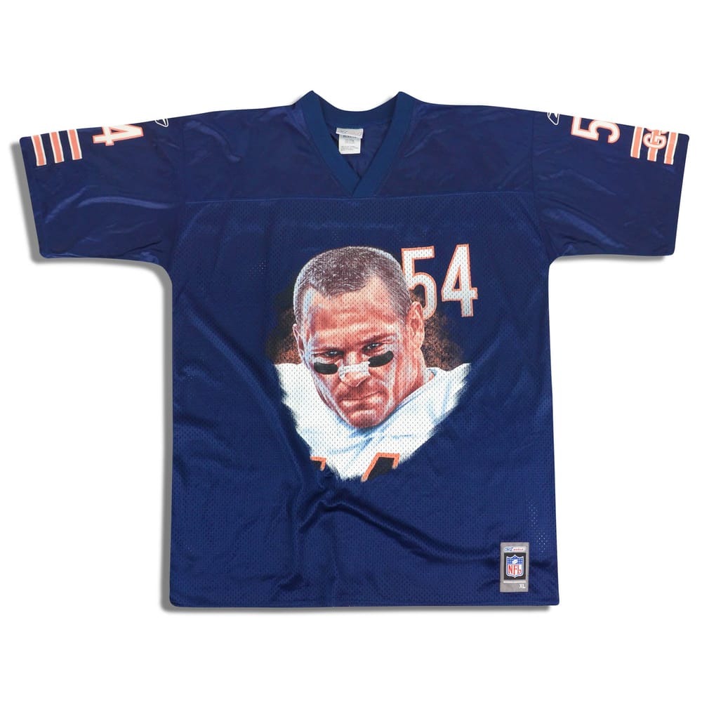 2002-04 Chicago Bears Urlacher #54 Fanimation Reebok Jersey (Home) XL
