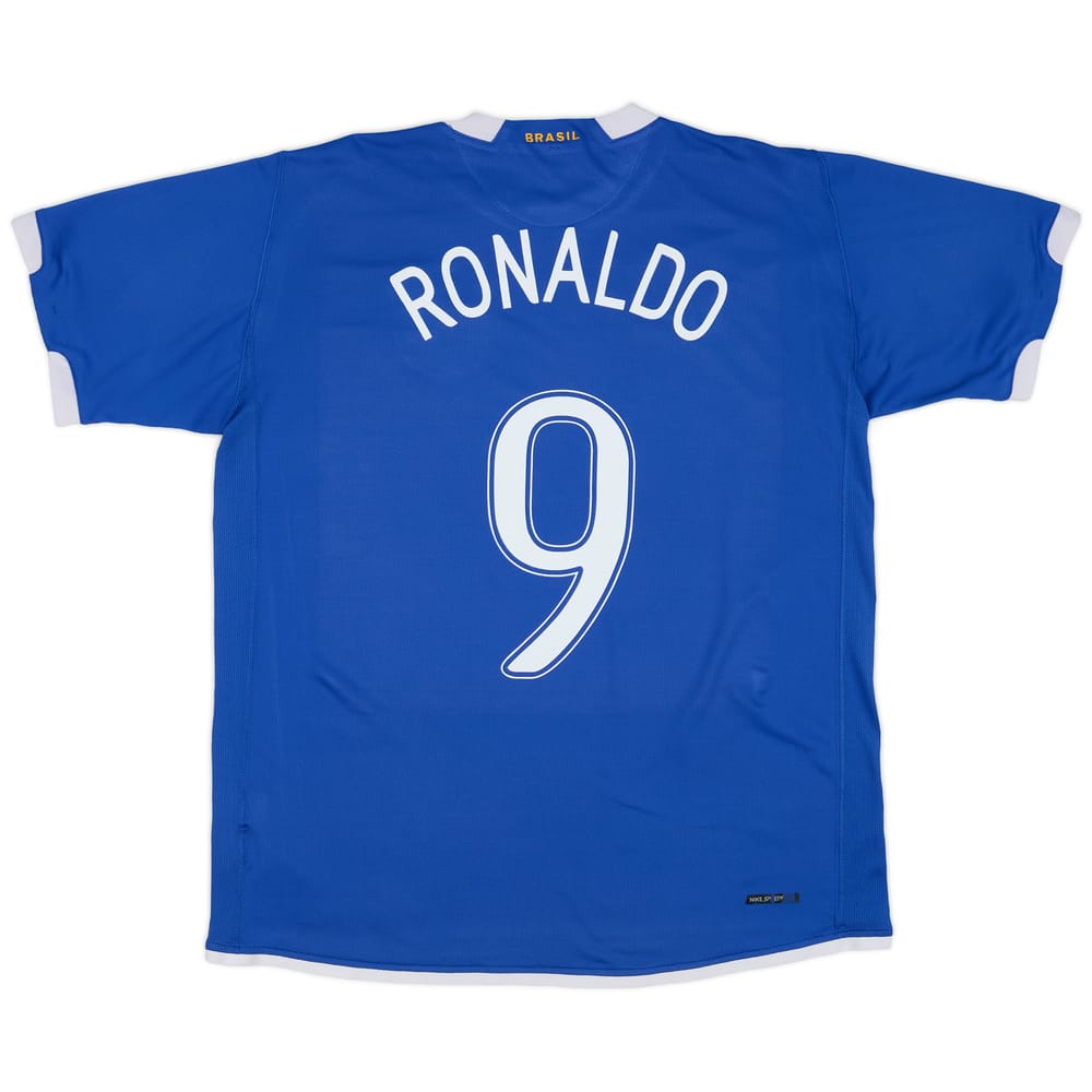 2006-07 Brazil Away Shirt Ronaldo #9 - 6/10 - (XL)