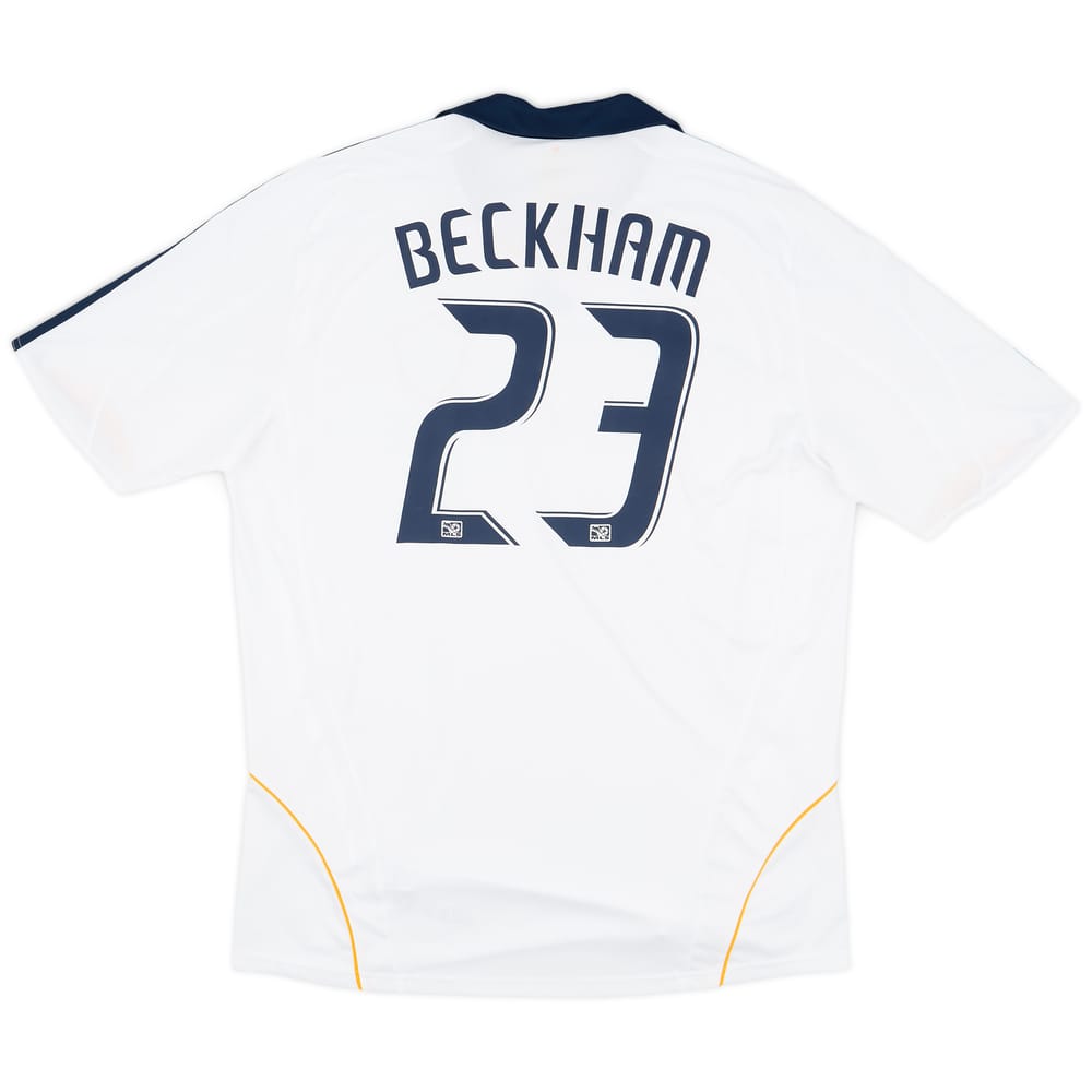2008-09 LA Galaxy Home Shirt Beckham #23 - 4/10 - (XL)