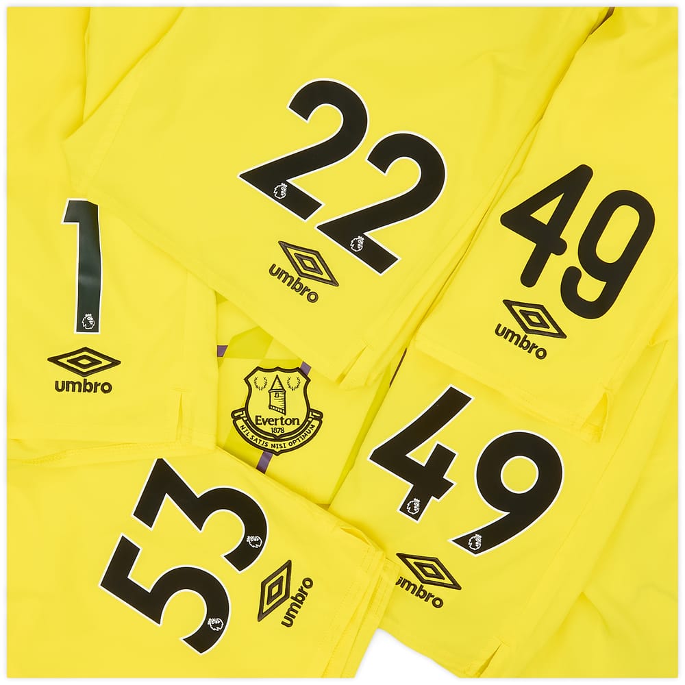 2019-20 Everton Player Issue GK Shorts