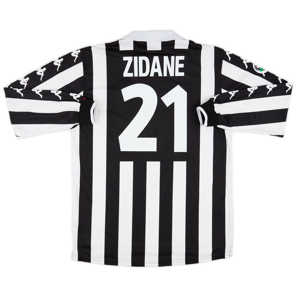 1999-00 Juventus Home L/S Shirt Zidane #21 - 6/10 - (XL)