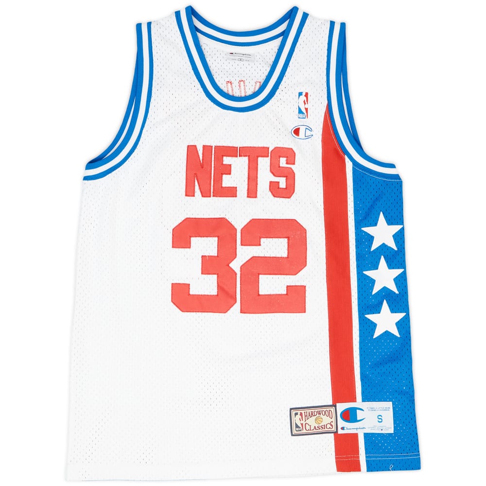 1973-76 New York Nets Erving #32 Champion Hardwood Classics Home Jersey - 8/10 - (S)