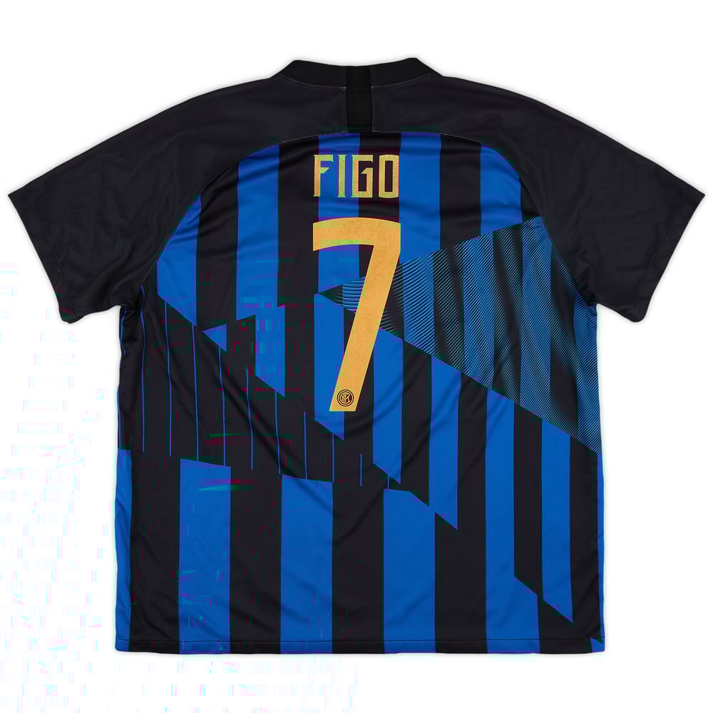 2018-19 Inter Milan Special Edition Shirt Figo #7 - 7/10 - (XXL)