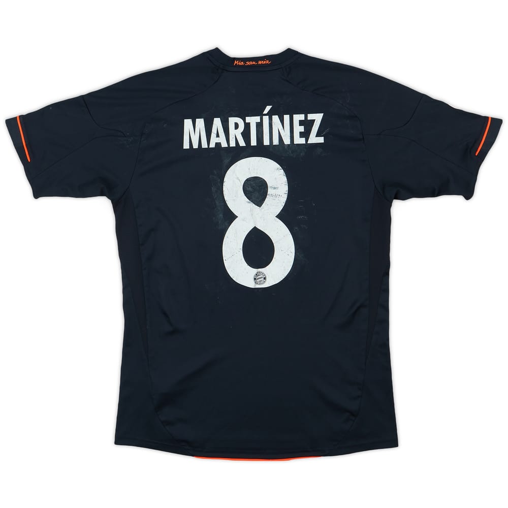 2012-13 Bayern Munich Third Shirt Martinez #8 - 4/10 - (XL.Boys)