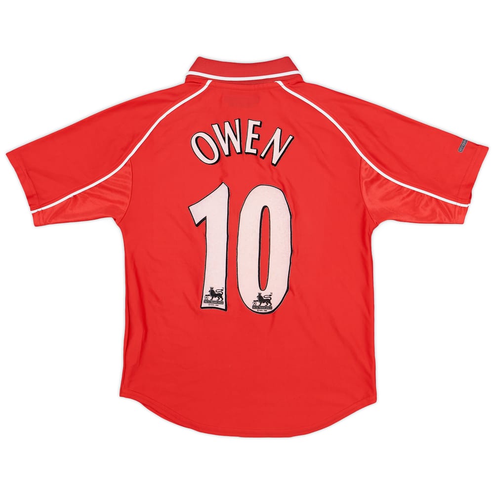 2000-02 Liverpool Home Shirt - 7/10 - (XS.Boys)