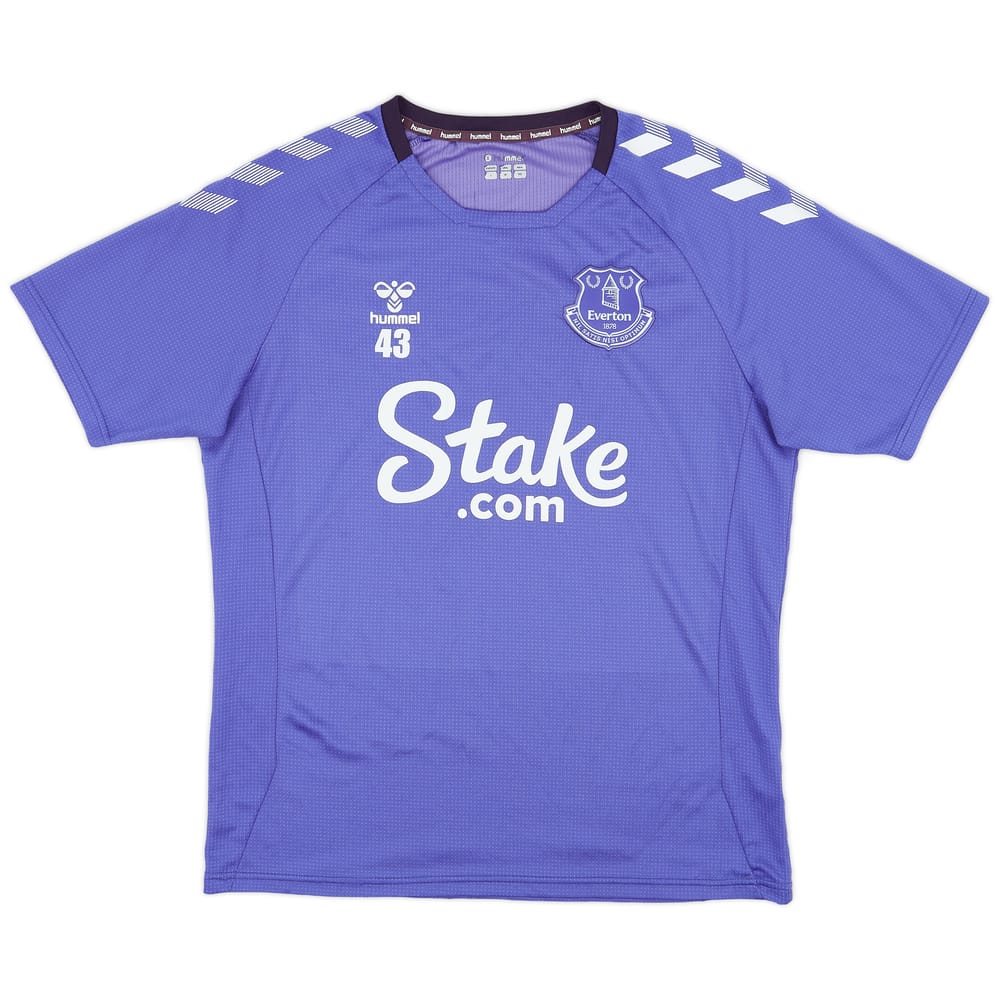 2022-23 Everton Player Issue Hummel Training Shirt #43 - 8/10 - (L)