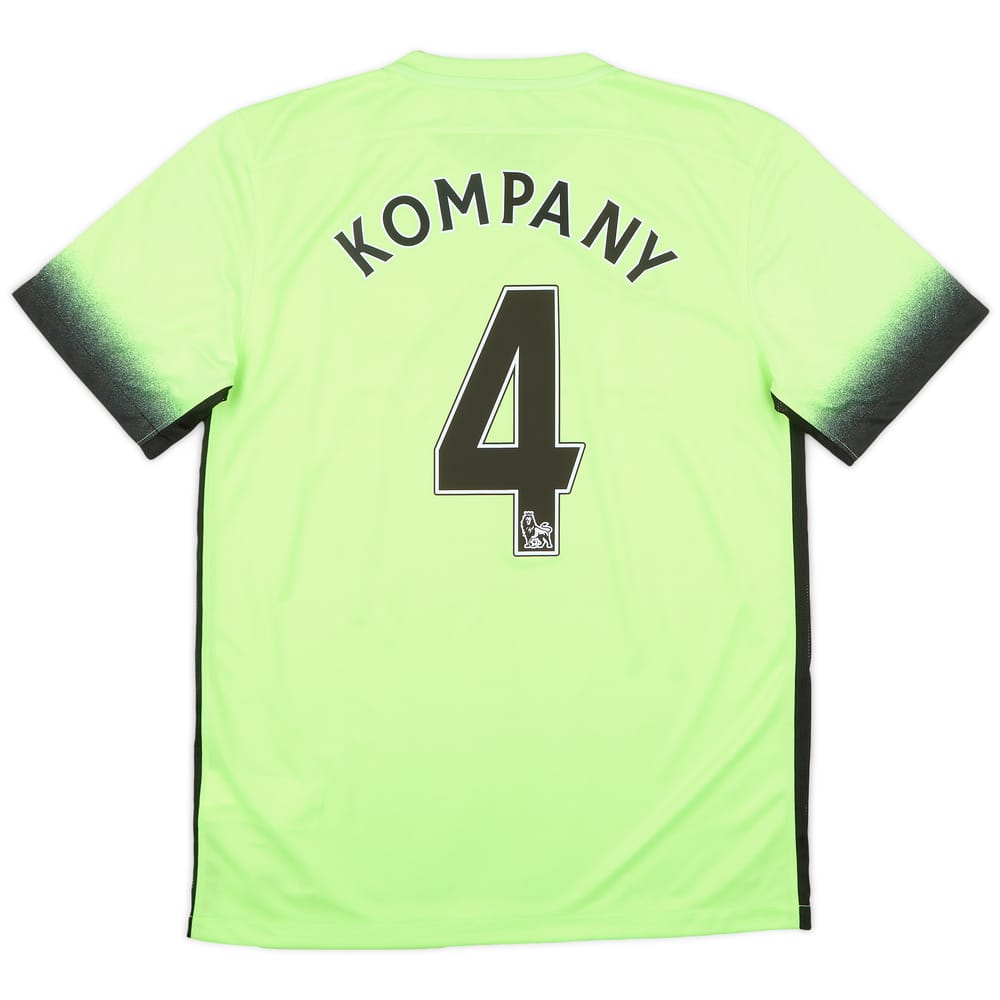 2015-16 Manchester City Third Shirt Kompany #4 (M)
