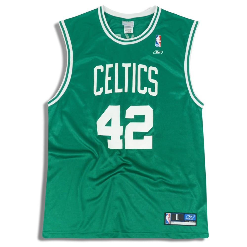 2002-04 Boston Celtics Baker #42 Reebok Jersey (Away) L