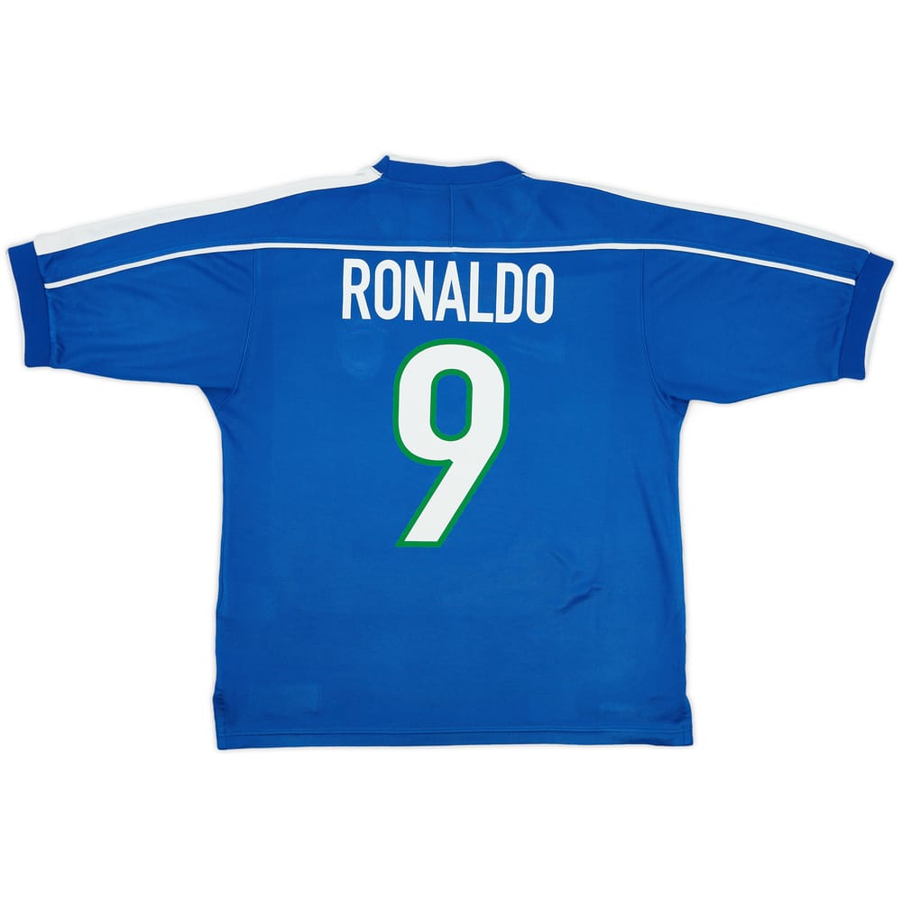 1998-00 Brazil Away Shirt Ronaldo #9 - 7/10 - (M)