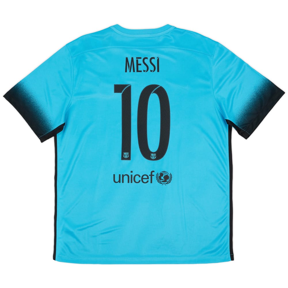 2015-16 Barcelona Third Shirt Messi #10 (XL)