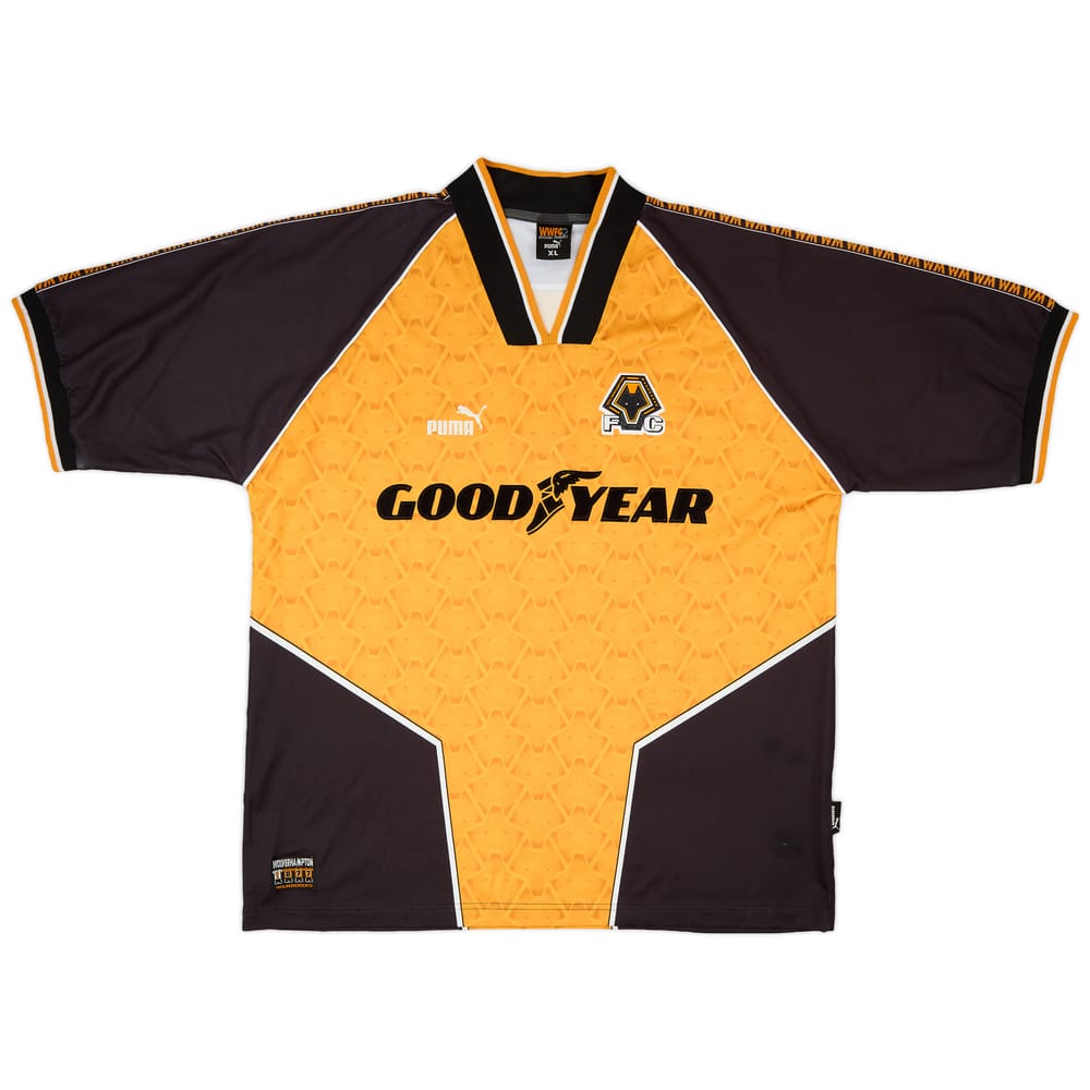 1996-98 Wolves Home Shirt - 9/10 - (XL)