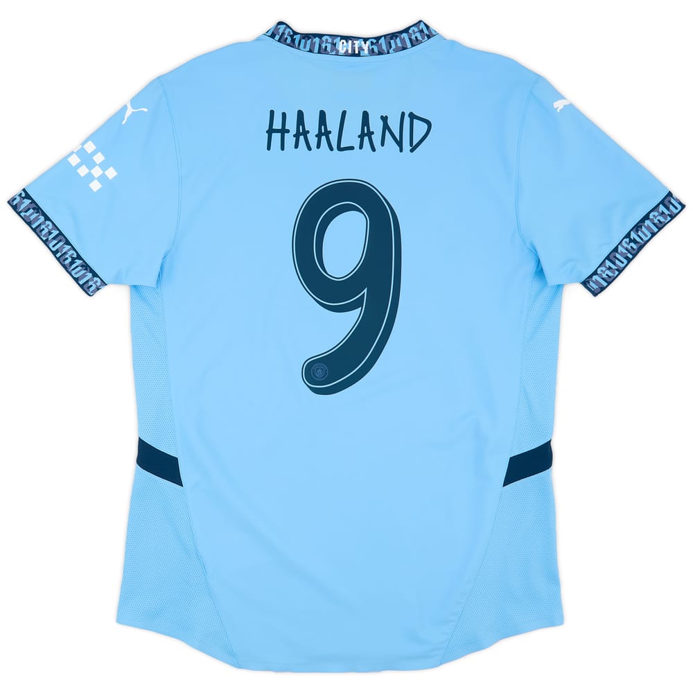 2024-25 Manchester City Authentic Home Shirt Haaland #9