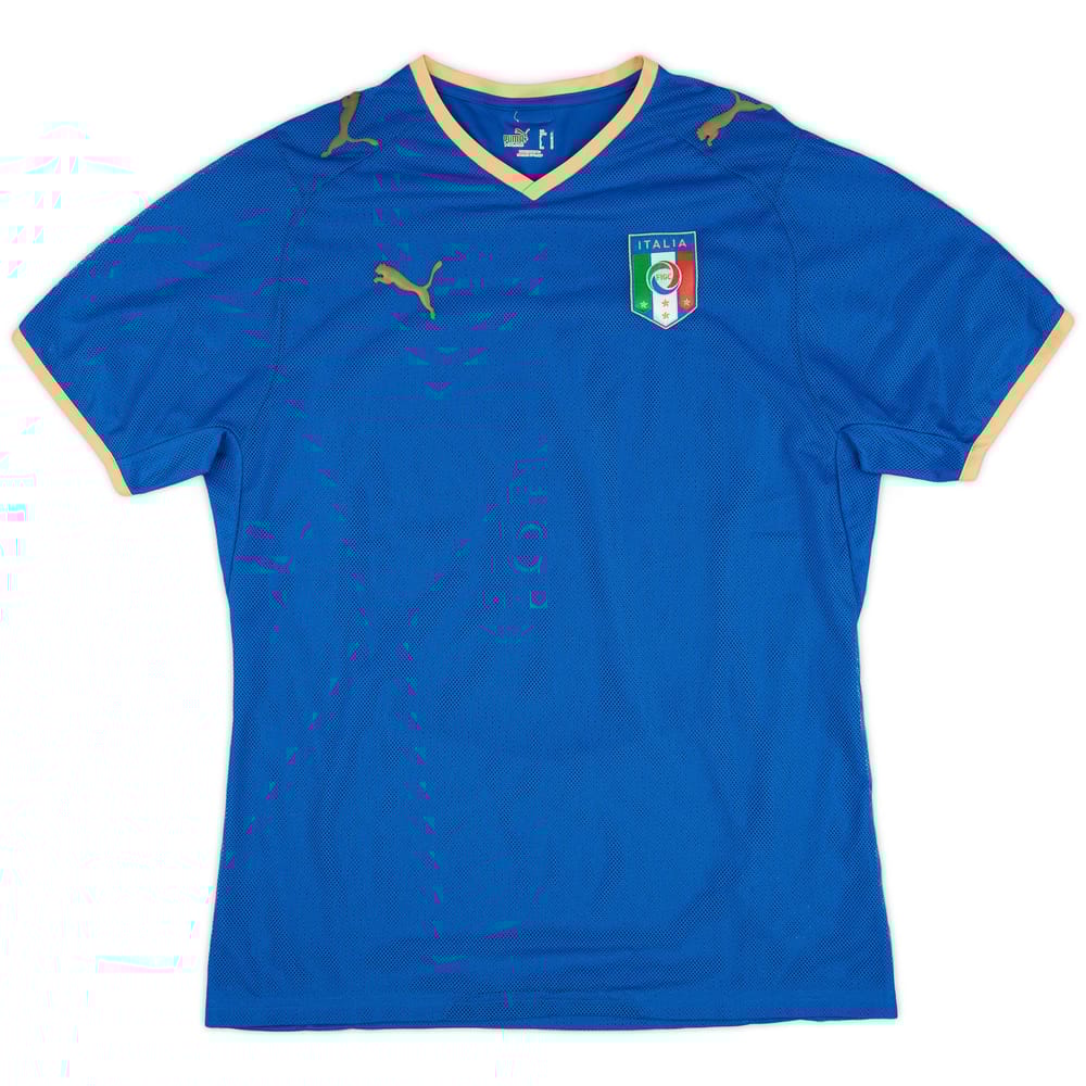2007-08 Italy Home Shirt  - 8/10 - (S)