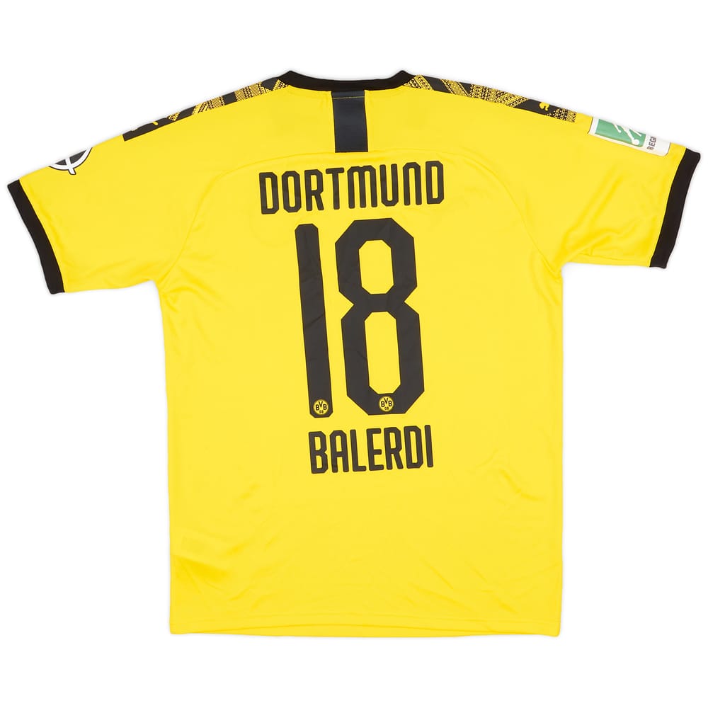 2019-20 Borussia Dortmund II Match Issue Home Shirt Balerdi #18