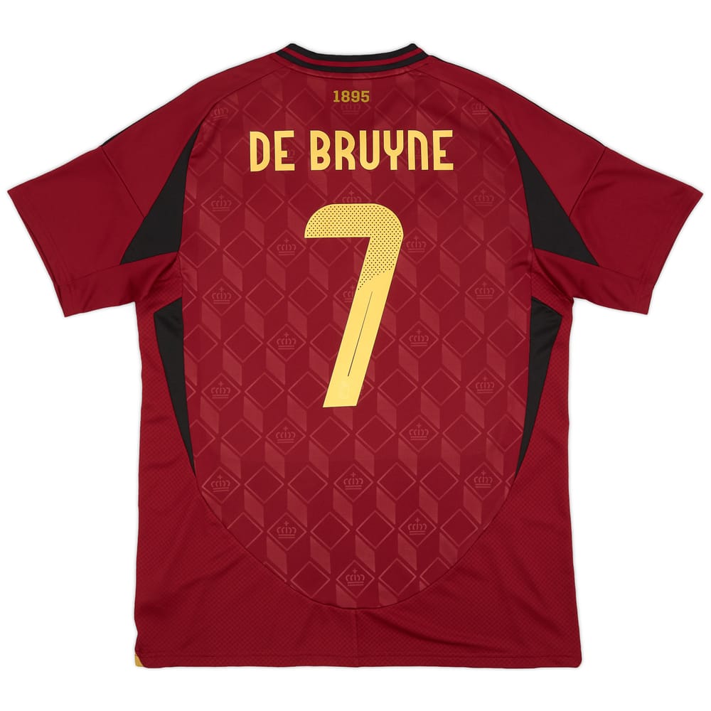 2024-25 Belgium Home Shirt De Bruyne #7