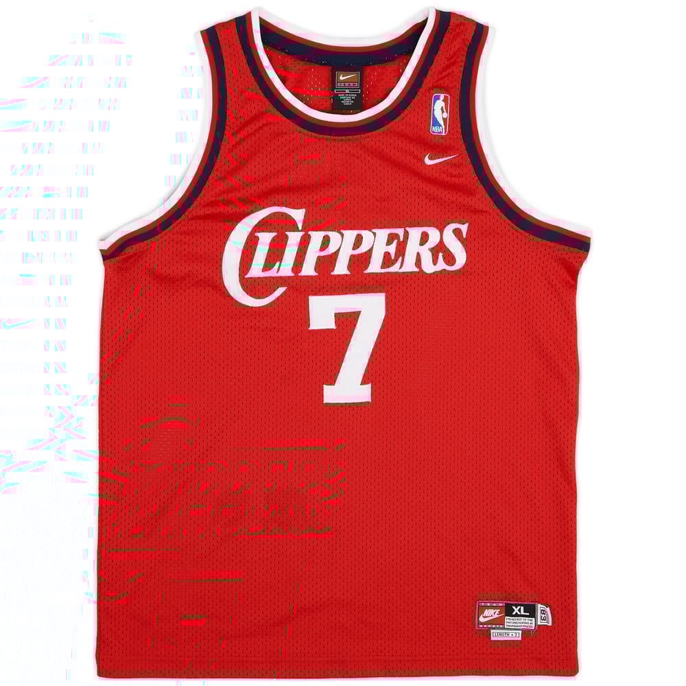 1983-84 San Diego Clippers Odom #7 Nike Rewind Swingman Jersey - 7/10 - (XL.Boys)
