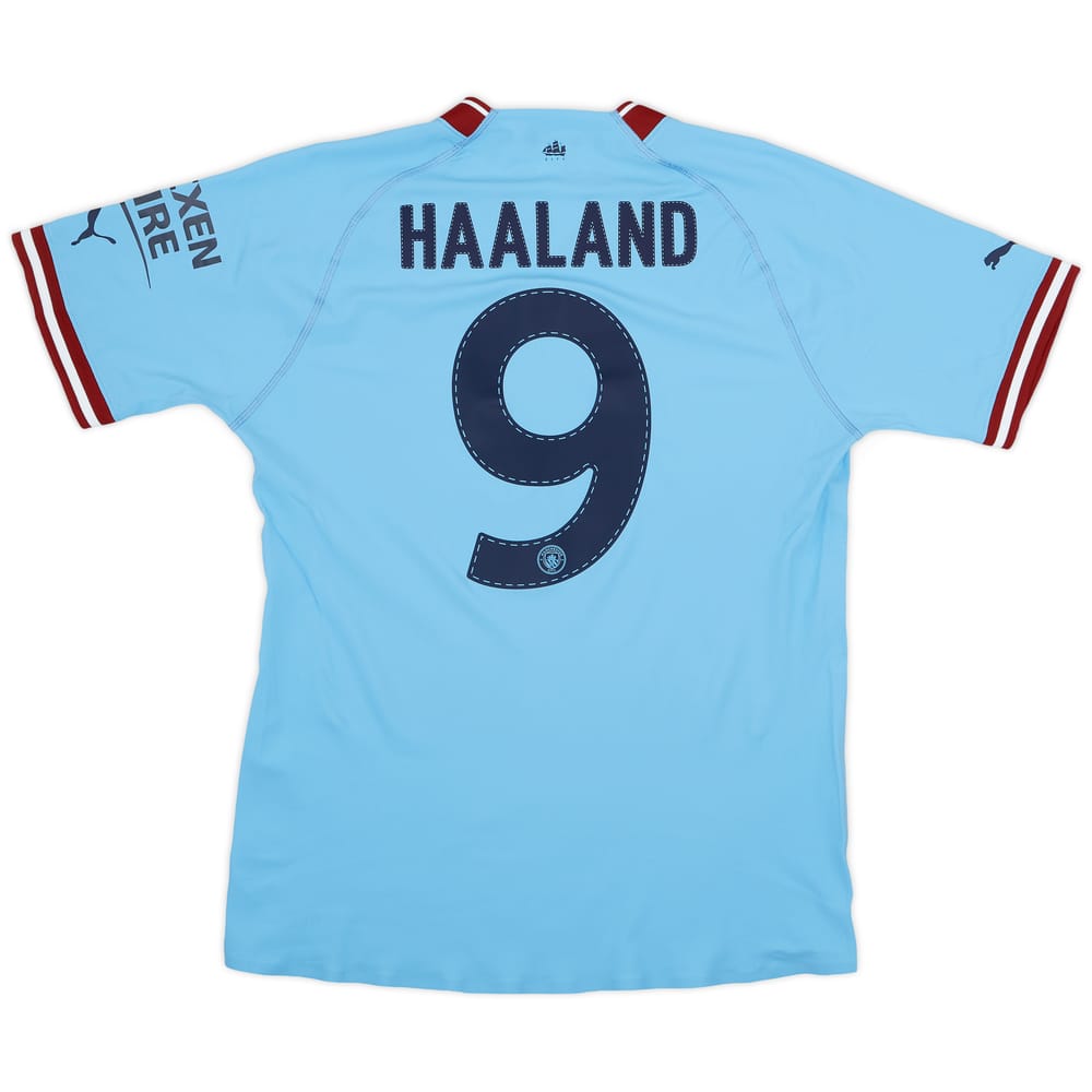 2022-23 Manchester City Player Issue Home Shirt Haaland #9 (M)