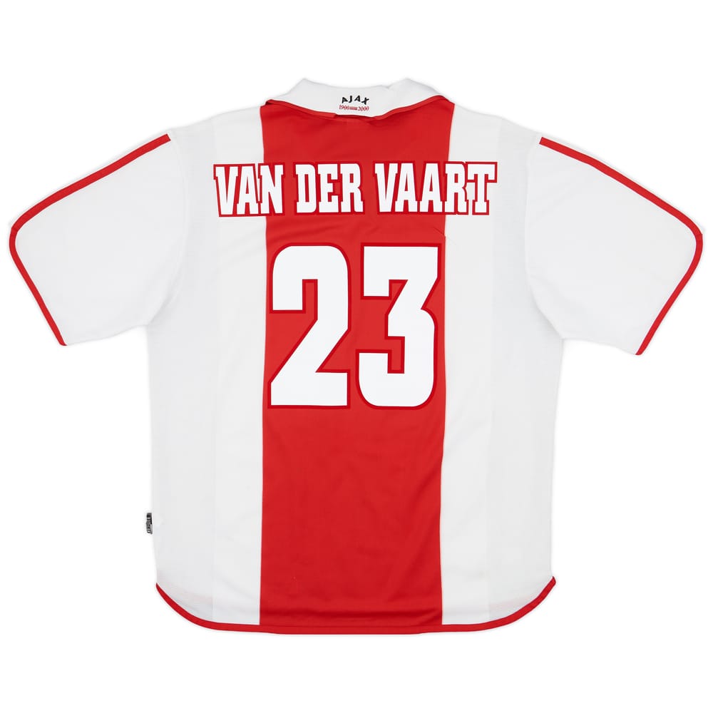 2000-01 Ajax Centenary Home Shirt Van Der Vaart #23 - 8/10 - (XL)