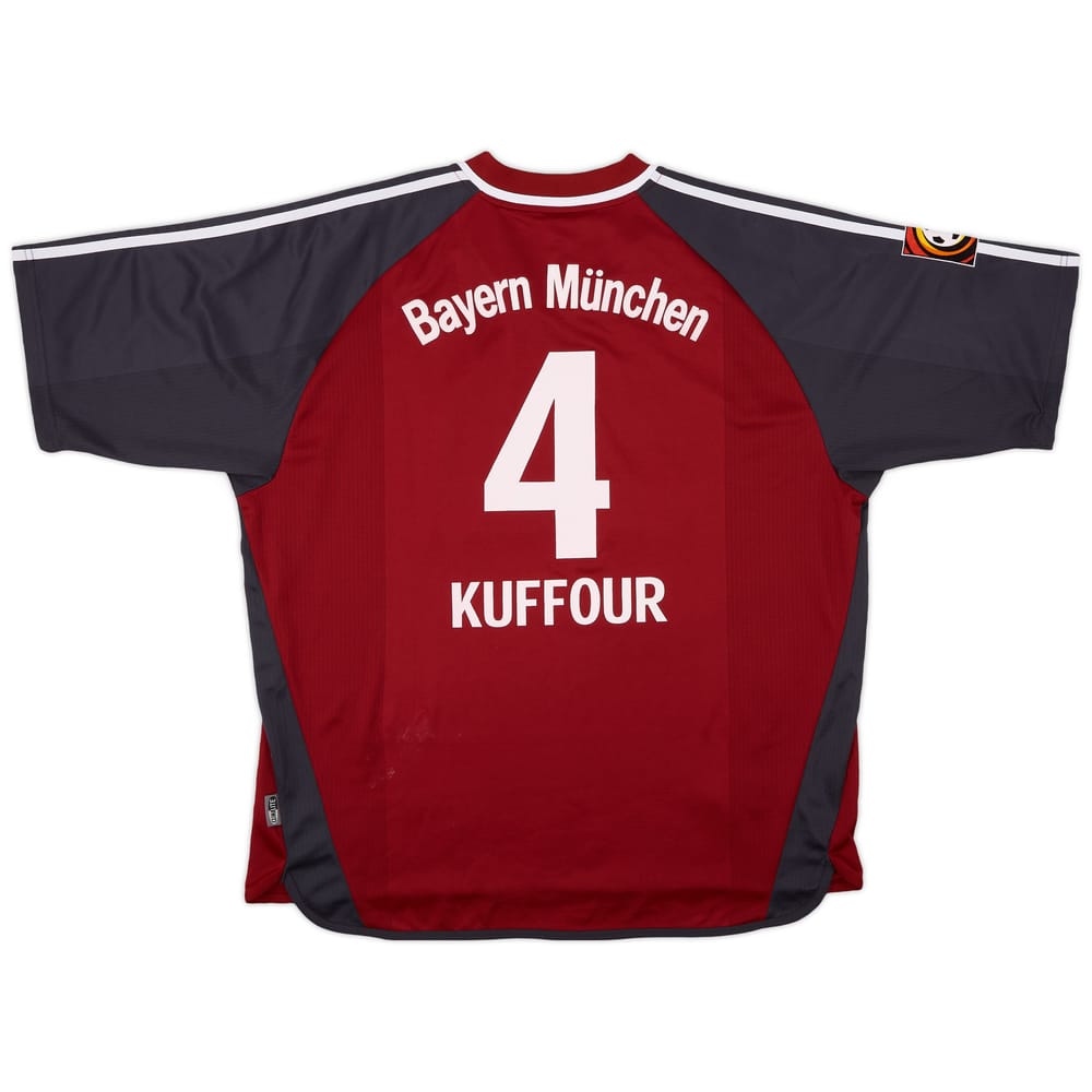 2001-02 Bayern Munich Home Shirt Kuffour #4 - 8/10 - (XXL)