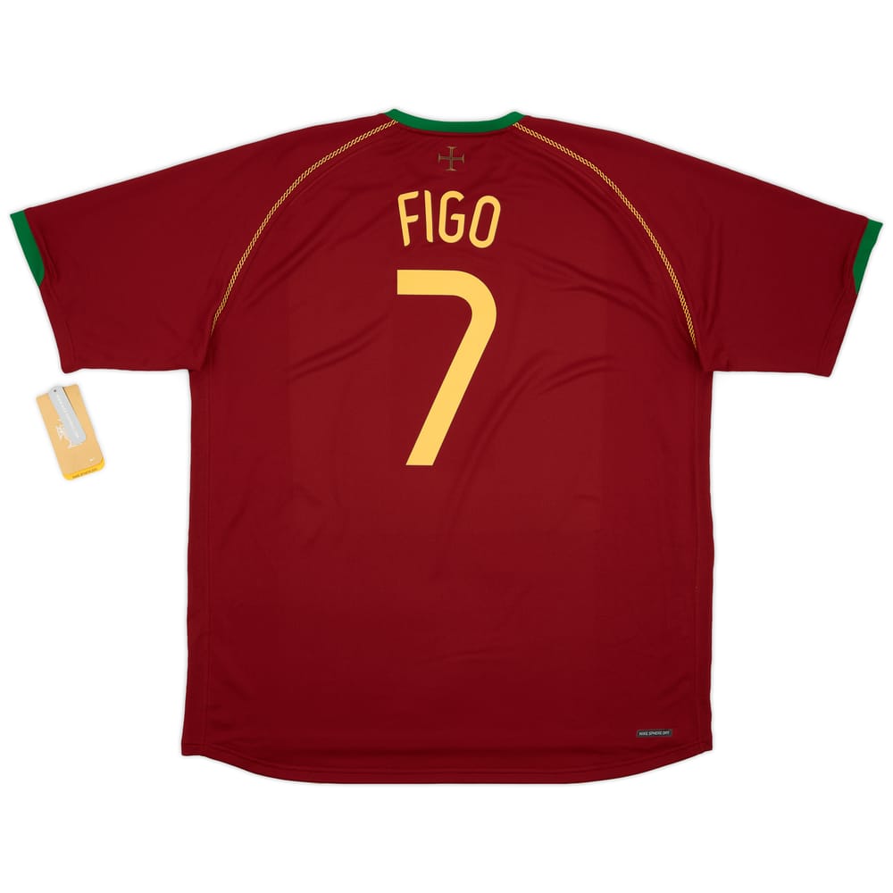 2006-08 Portugal Home Shirt Figo #7 (XXL)