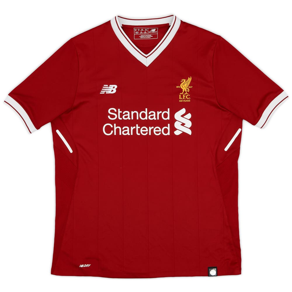 2017-18 Liverpool 125 Years Home Shirt - 9/10 - (XL.Boys)
