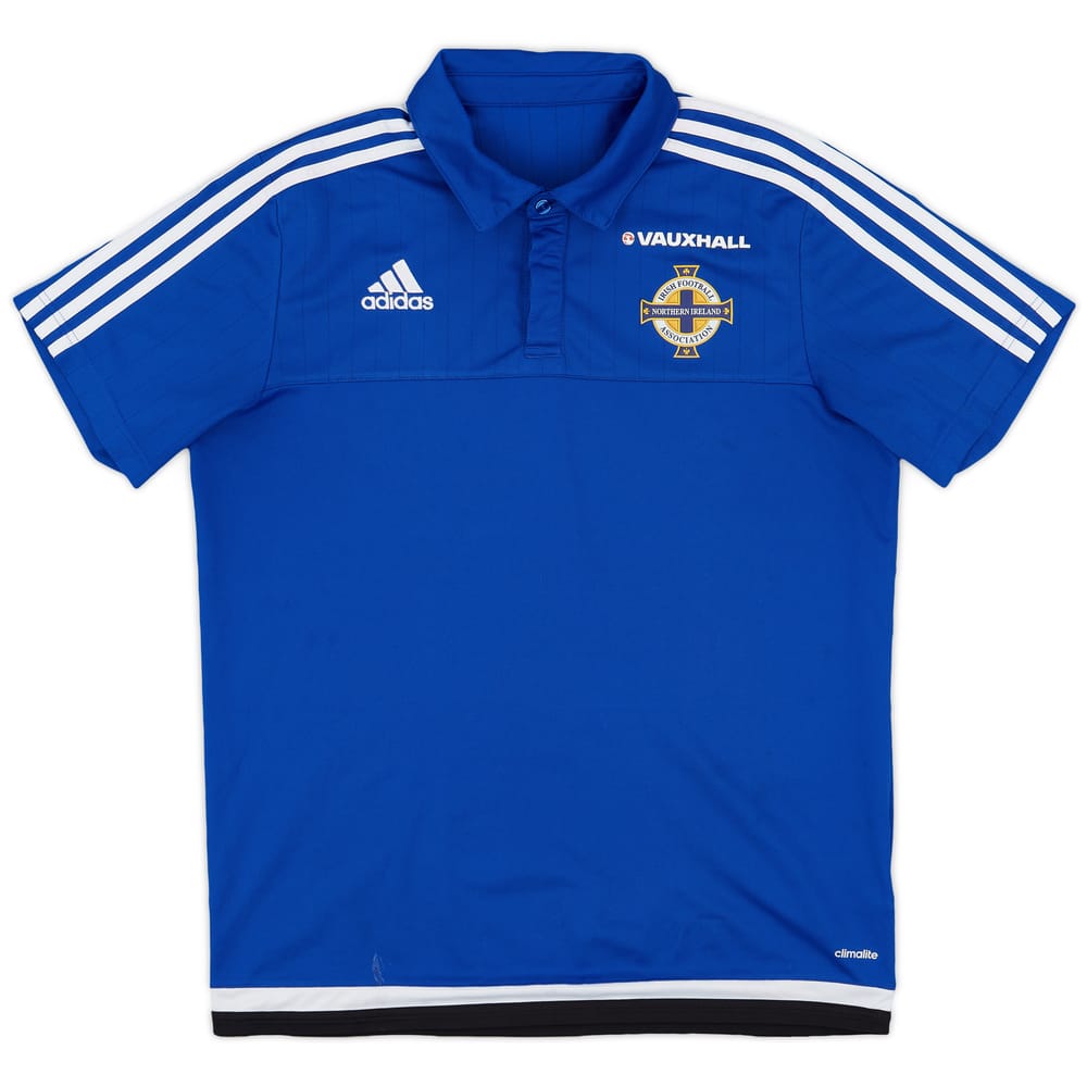 2015-16 Northern Ireland adidas Polo Shirt - 9/10 - (L)