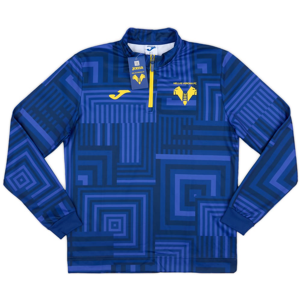 2023-24 Hellas Verona Joma Pre-Match 1/4 Zip Training Top