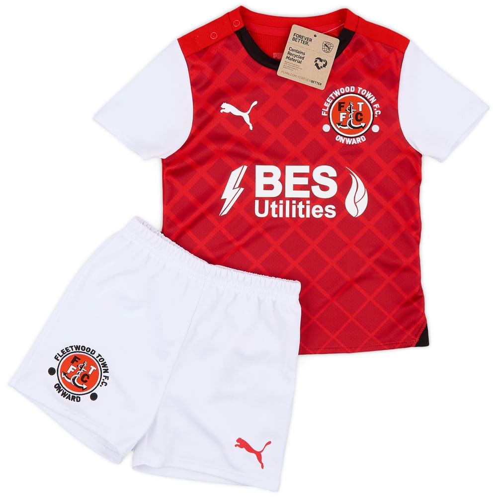 2023-24 Fleetwood Town Home Shirt & Shorts Kit (Little Kids)