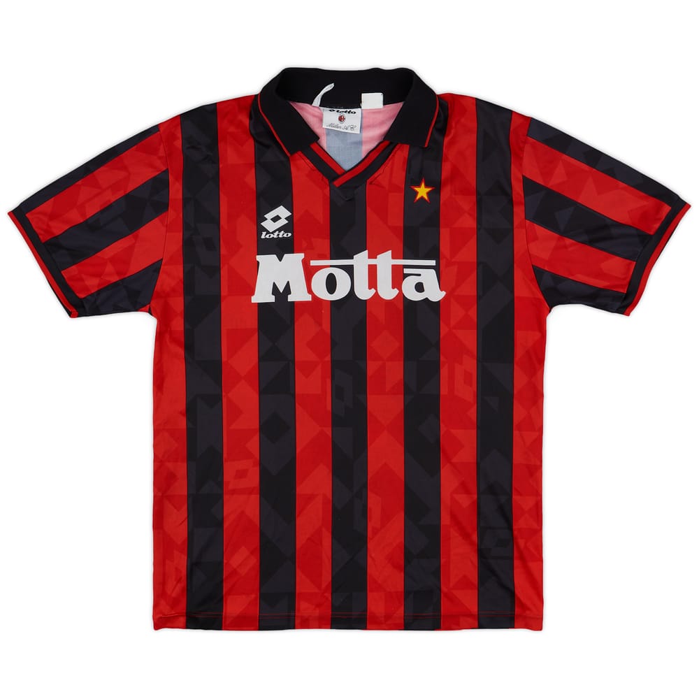 1993-94 AC Milan Home Shirt - 8/10 - (L)