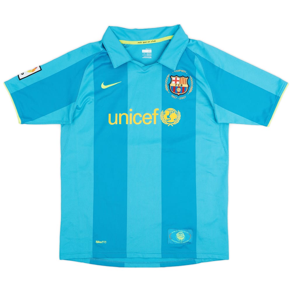 2007-09 Barcelona Away Shirt - 8/10 - (XL.Boys)