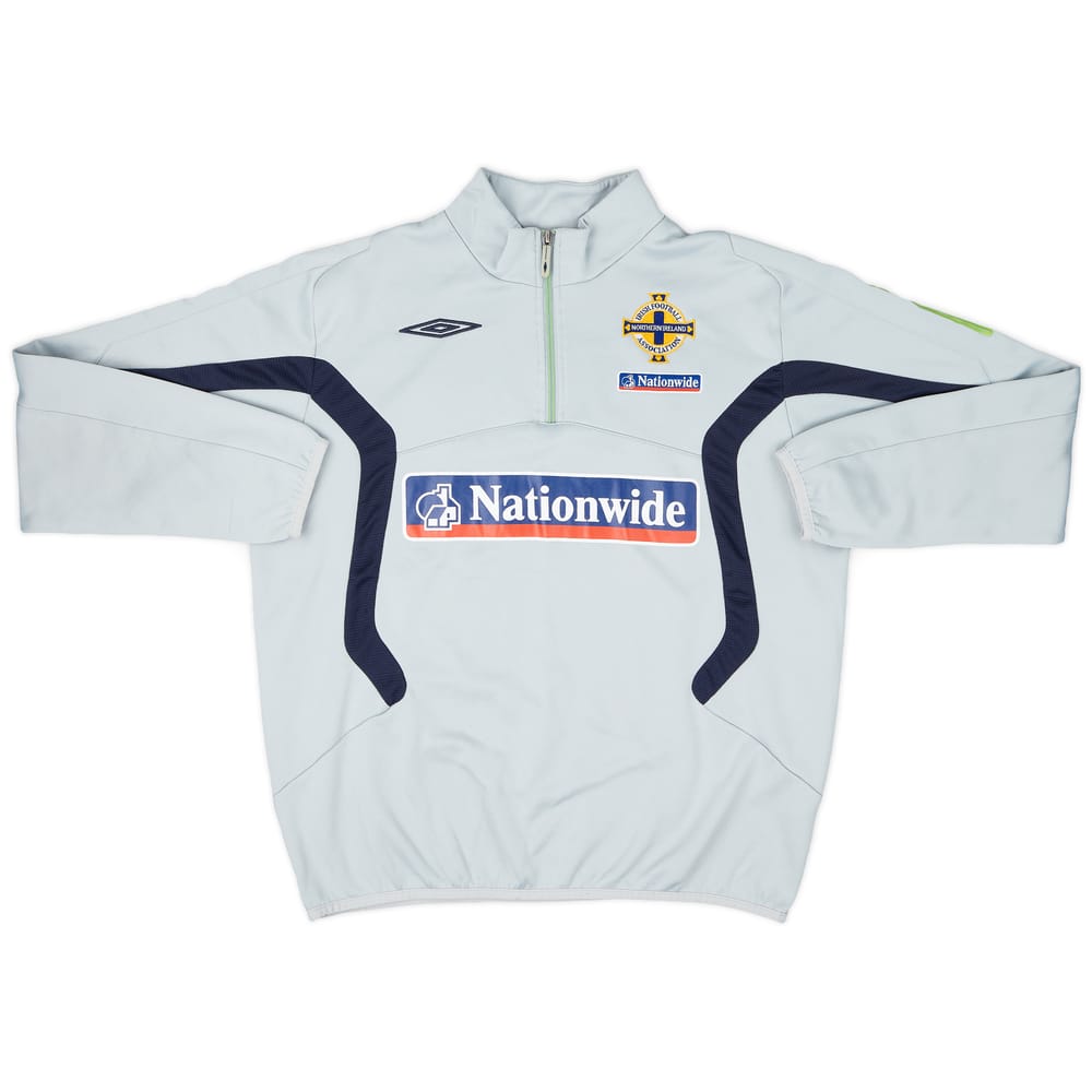 2008-09 Northern Ireland Umbro 1/4 Zip Training Top - 8/10 - (L)