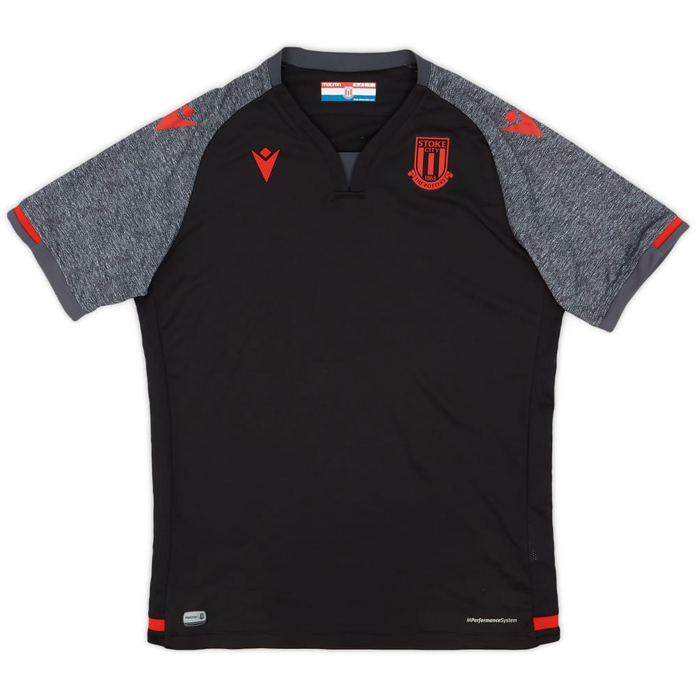 2020-21 Stoke City Macron Training Shirt - 8/10 - (XL.Boys)