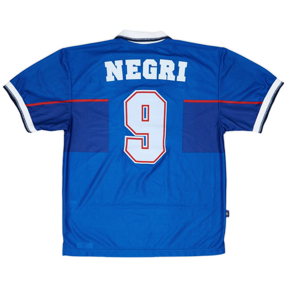 1997-98 Rangers Match Issue Home Shirt Negri #9