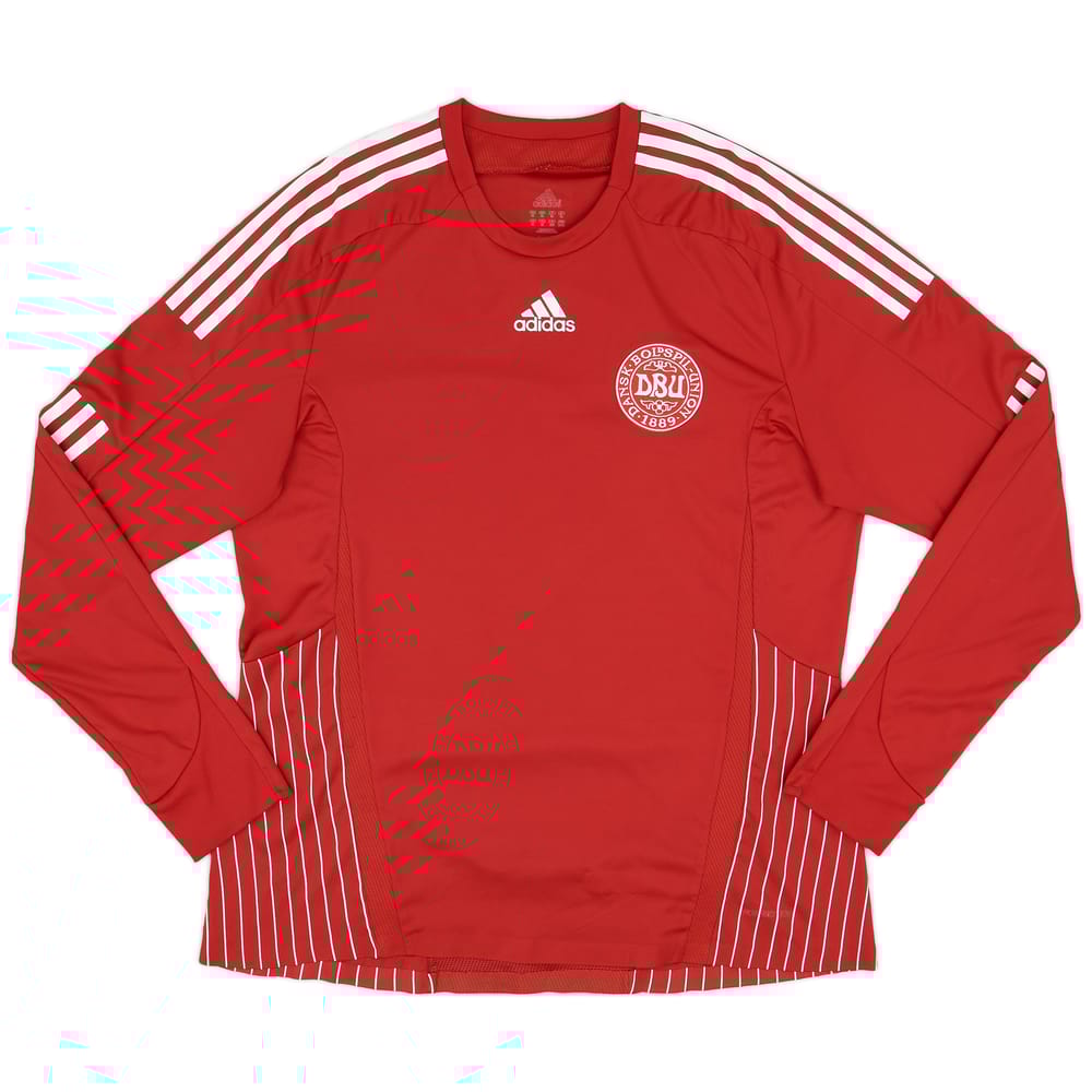 2007-10 Denmark Player Issue Home L/S Shirt - 9/10 - (XL)