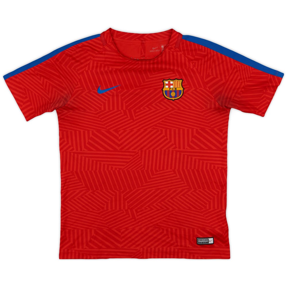 2016-17 Barcelona Nike Training Shirt - 8/10 - (L.Boys)