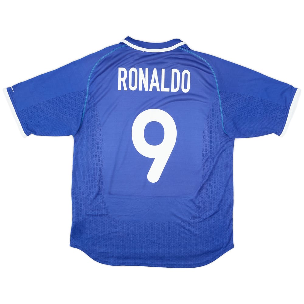 2000-02 Brazil Away Shirt Ronaldo #9 - 8/10 - (L)