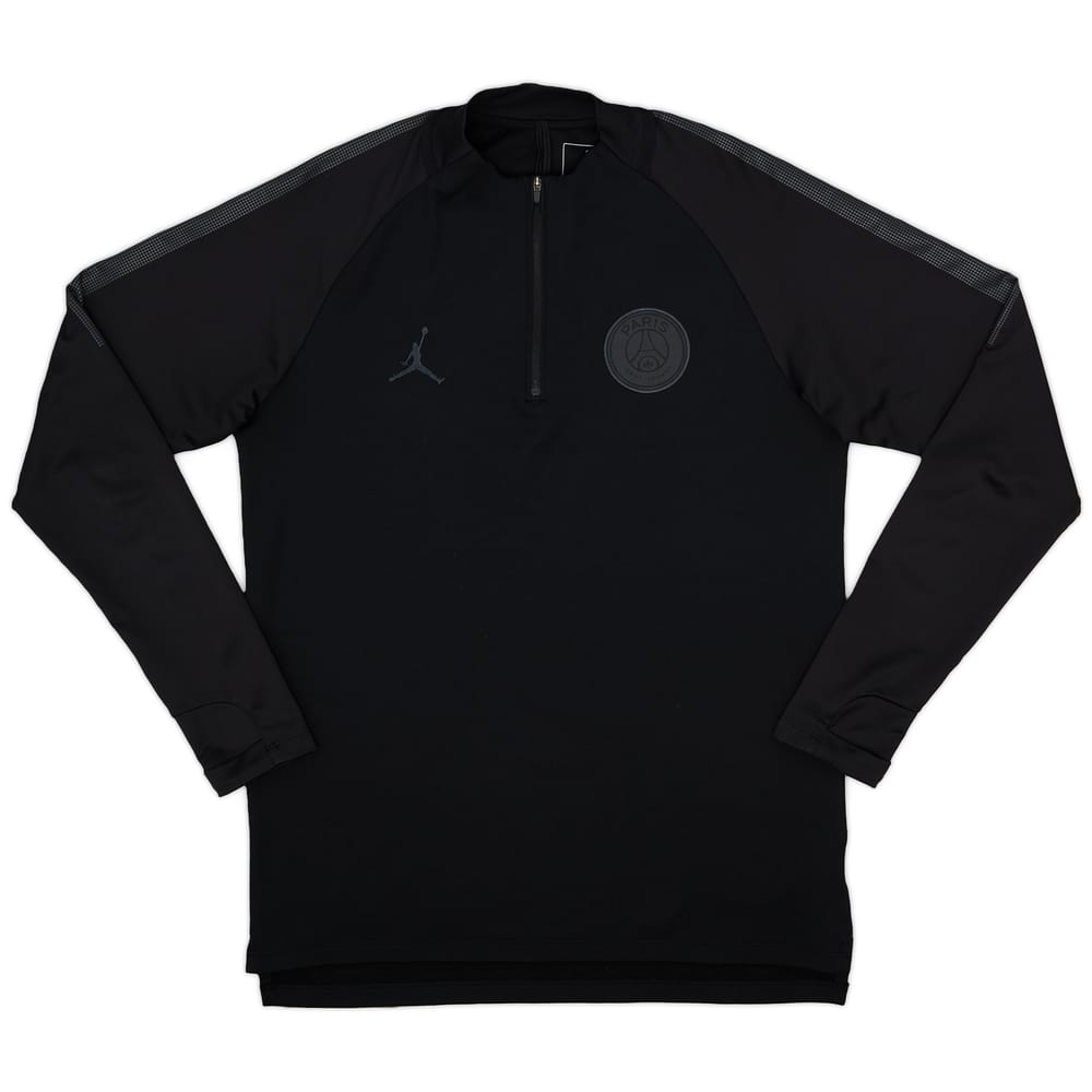 2018-19 Paris Saint-Germain Nike x Jordan 1/4 Zip Training Top - 9/10 - (M)