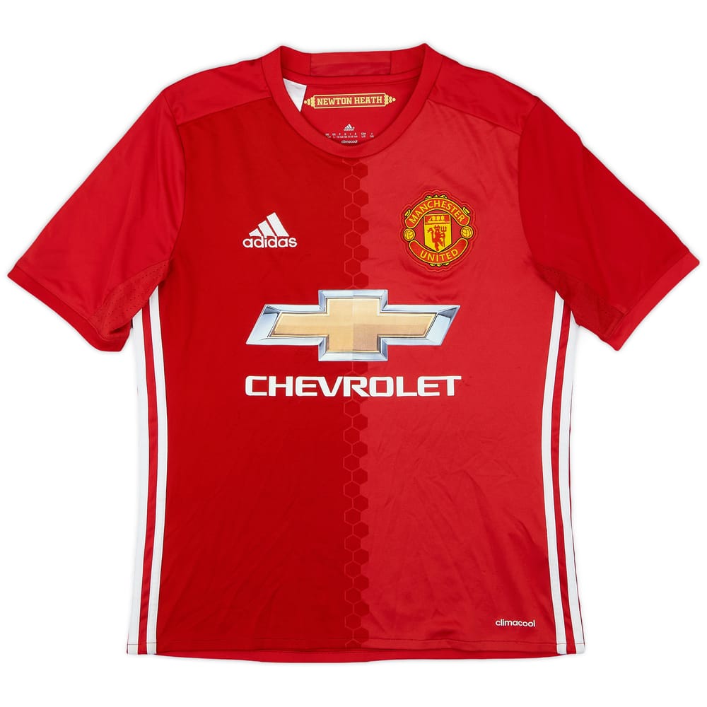 2016-17 Manchester United Home Shirt - 8/10 - (L.Boys)
