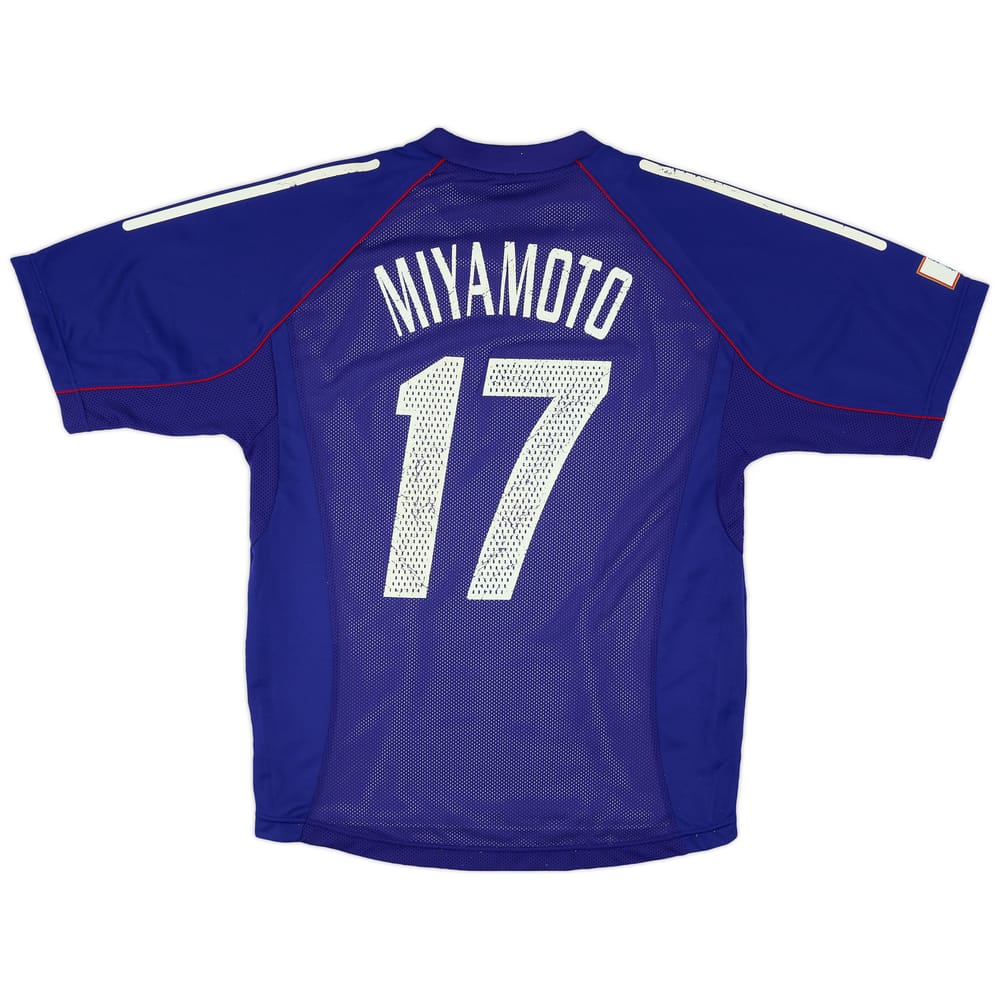 2002-04 Japan Player Issue Home Shirt Miyamoto #17 - 5/10 - (L)