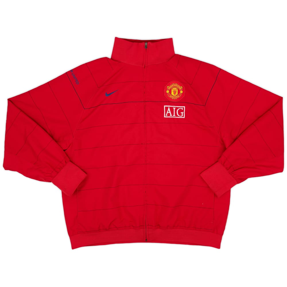 2008-09 Manchester United Nike Track Jacket - 7/10 - (XL)