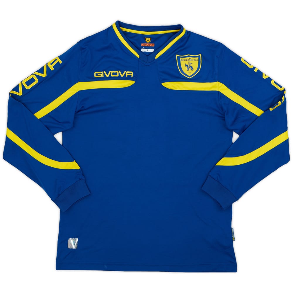 2018-19 Chievo Verona Givova Training L/S Shirt - 8/10 - (M)