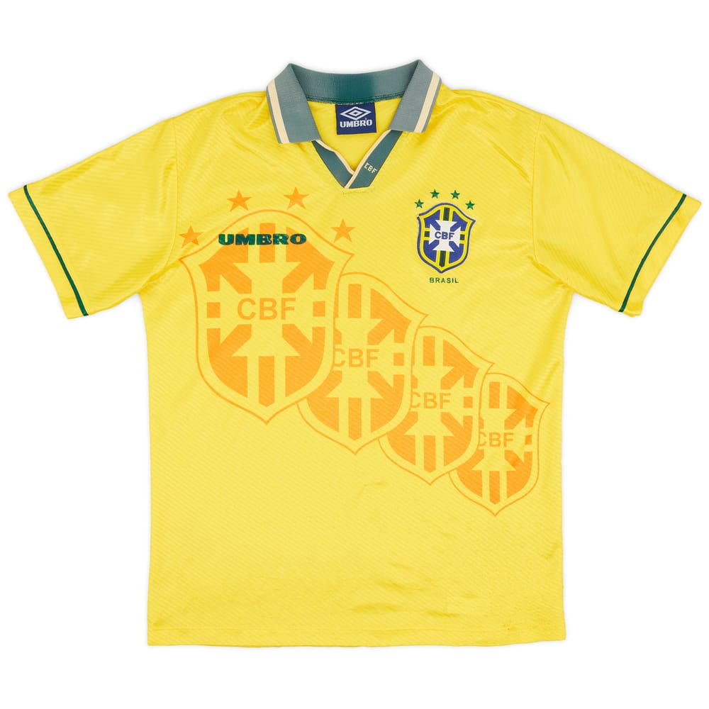 1994 Brazil Home Shirt - 5/10 - (XL)