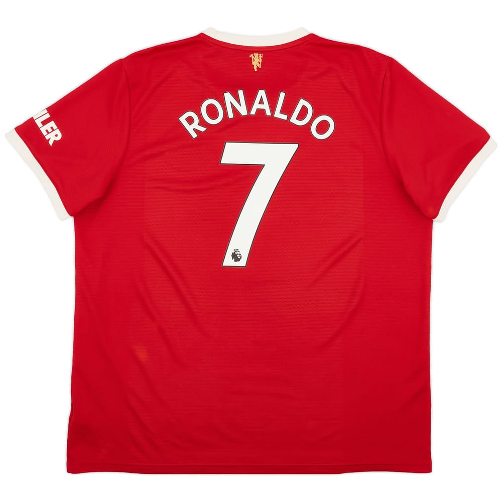 2021-22 Manchester United Home Shirt Ronaldo #7 - 6/10 - (XXL)