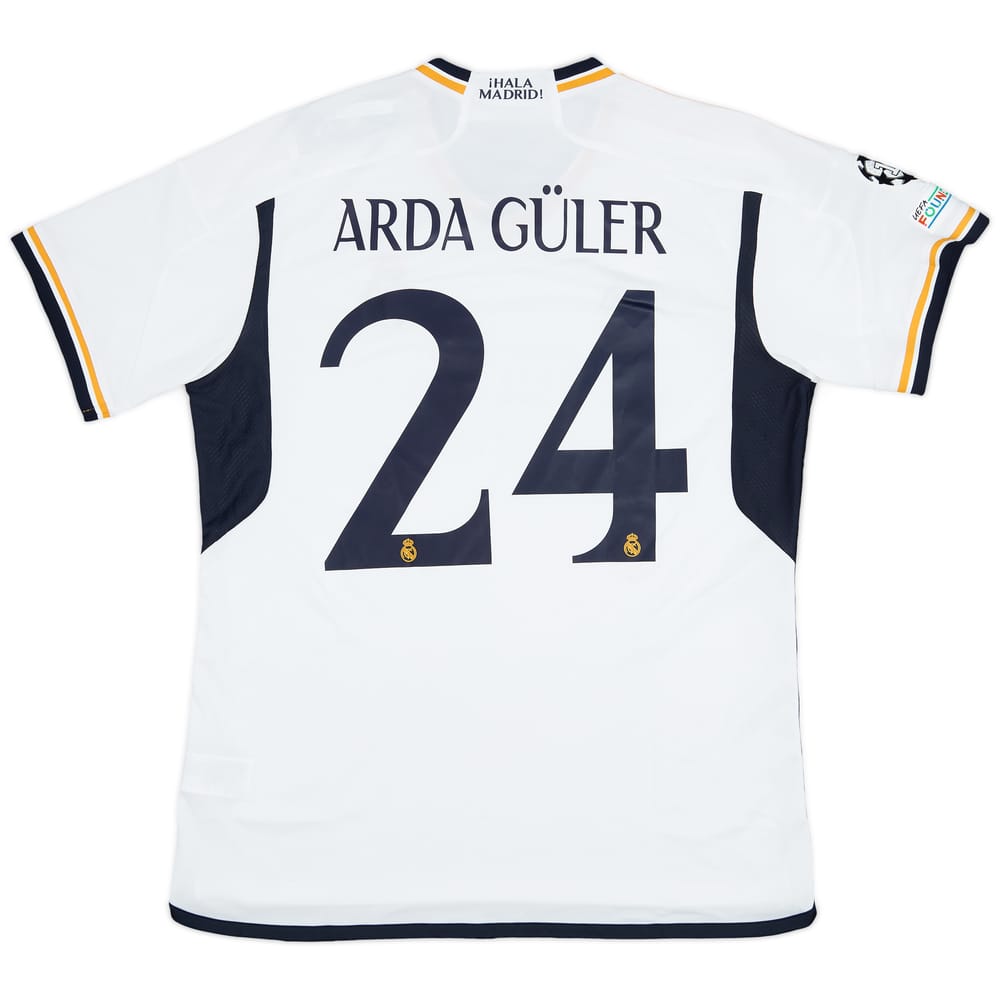 2023-24 Real Madrid Home Shirt Arda Guler #24 (XL)