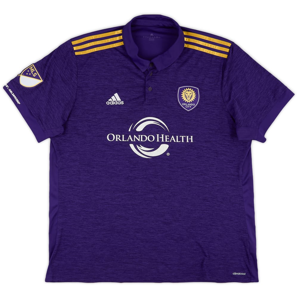 2017 Orlando City adidas Home Shirt - 7/10 - (XXL)