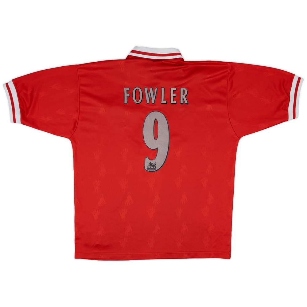 1996-98 Liverpool Home Shirt Fowler #9 - 5/10 - (L)