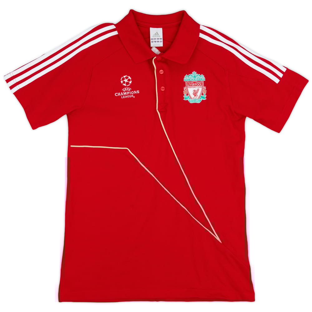 2009-10 Liverpool adidas CL Polo Shirt - 8/10 - (M)